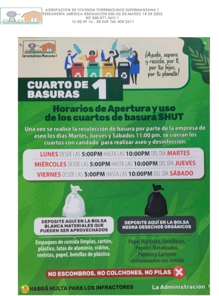 Informacion Shuts Basura